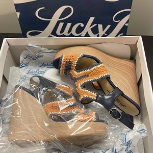 Lucky brand women’s wedges size 6M Brand New